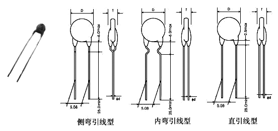 延迟启动用PTC热敏电阻器